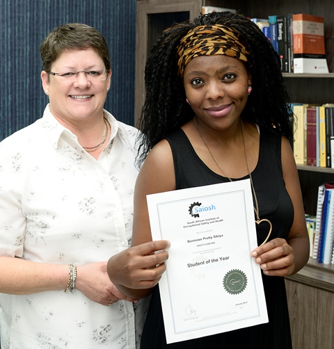 Safety Management student recognized